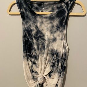 American eagle tie dye tank